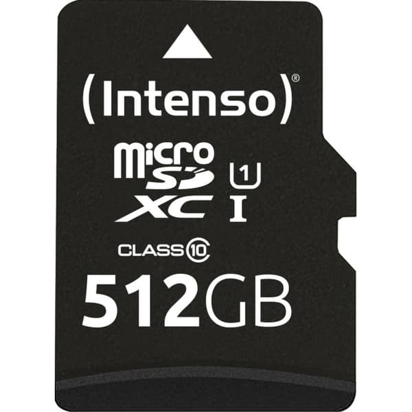 Intenso 512GB microSDXC Performance microSD-Kort 512 GB Class 10 UHS-I Vattentät