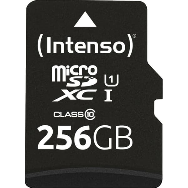 Intenso 256GB microSDXC Performance microSD-Kort 256 GB Class 10 UHS-I Vattentät