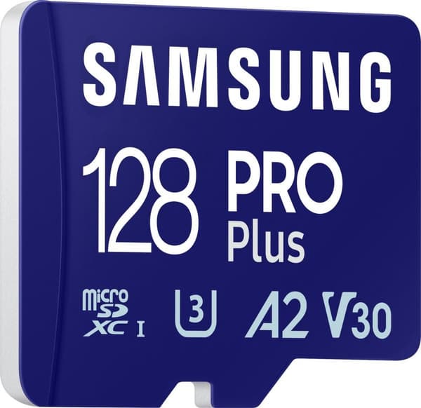 Samsung PRO Plus - Micro SD-kort - inklusive adapter - 128 GB