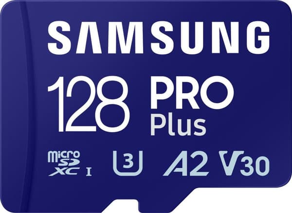 Samsung PRO Plus - Micro SD-kort - inklusive adapter - 128 GB