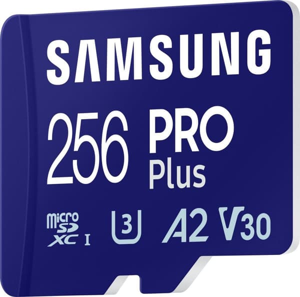 Samsung PRO Plus - Micro SD-kort - inklusive adapter - 256 GB