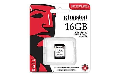 SD-kort 16GB Kingston SDHC Industrial -40C till 85C detaljhandel (SDIT/16GB)