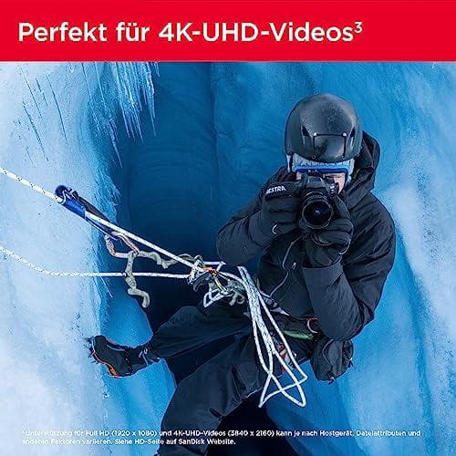WESTERN DIGITAL EXTREME PLUS 128GB SDHC HUKOMMELSESKORT 190MB/S 90MB/S UHS-I KLASSE (SDSDXWA-128G-GNCIN)