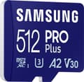 Miniatyrbillede 8 af 8: Samsung PRO Plus MB-MD512SA - Flash-hukommelseskort (microSDXC til SD-adapter inkluderet) - 512GB - A2 / Video Class V30 / UHS-I U3 - microSDXC UHS-I