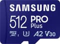 Miniatyrbillede 1 af 8: Samsung PRO Plus MB-MD512SA - Flash-hukommelseskort (microSDXC til SD-adapter inkluderet) - 512GB - A2 / Video Class V30 / UHS-I U3 - microSDXC UHS-I