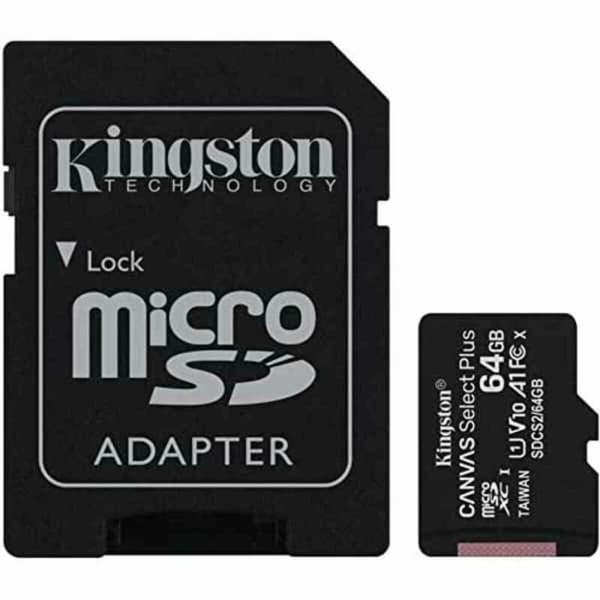 Mikro-SD-hukommelseskort med adapter Kingston SDCS2/64GB 64 GB 64 GB