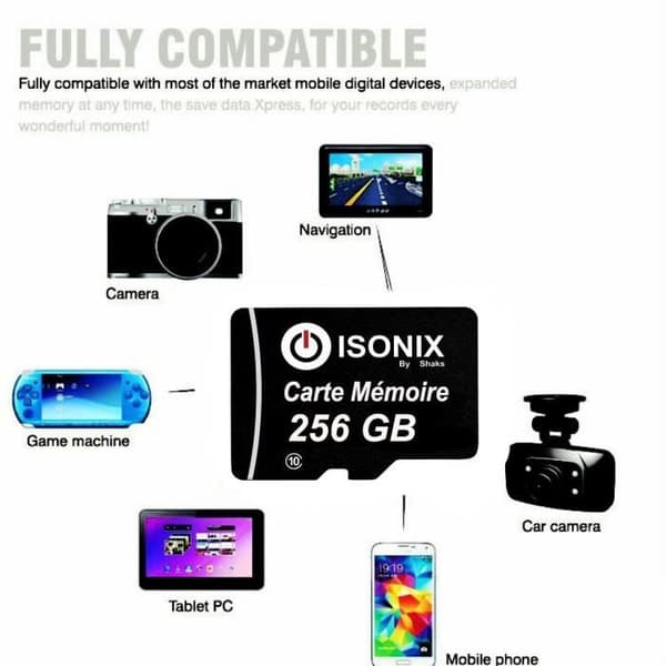 ISONIX CLASS 10 micro SD minneskort