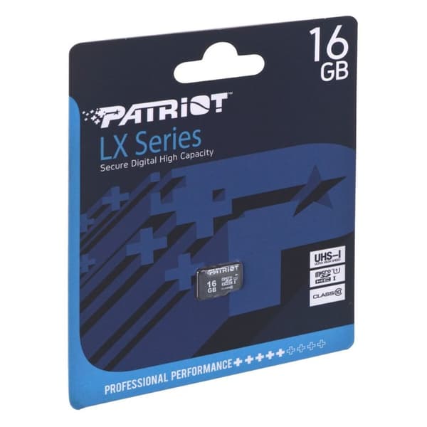 Mikro SD-kort Patriot Memory PSF16GMDC10 16 GB