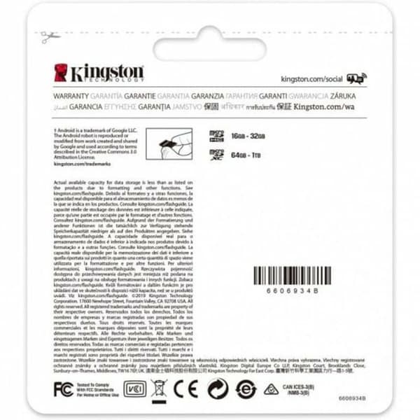Mikro-SD-hukommelseskort med adapter Kingston Canvas Select Plus 128 GB
