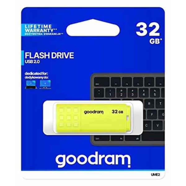 USB-tikku GoodRam UME2 Keltainen 32 GB (1 osaa)