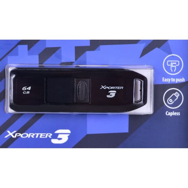 USB-minne Patriot Memory Xporter 3 Svart 64 GB