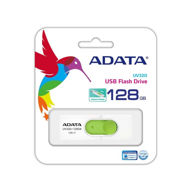 USB-minne Adata UV320 Grön 128 GB