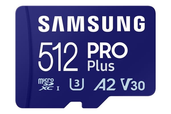 Samsung PRO Plus MB-MD512SB - Flash-hukommelseskort - 512 GB - A2 / Video Class V30 / UHS-I U3 / Class10 - microSDXC UHS-I - Blå