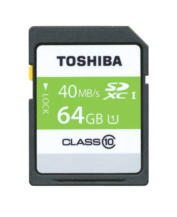 Toshiba Professional - Flash-hukommelseskort - 64 GB - UHS Klasse 1 / Klasse 10 - SDXC UHS-I