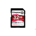 Miniatyrbild 1 av 3: Kingston Minneskort SD 32GB Canvas React Plus 300/260 UHS-II U3 - 0740617301946