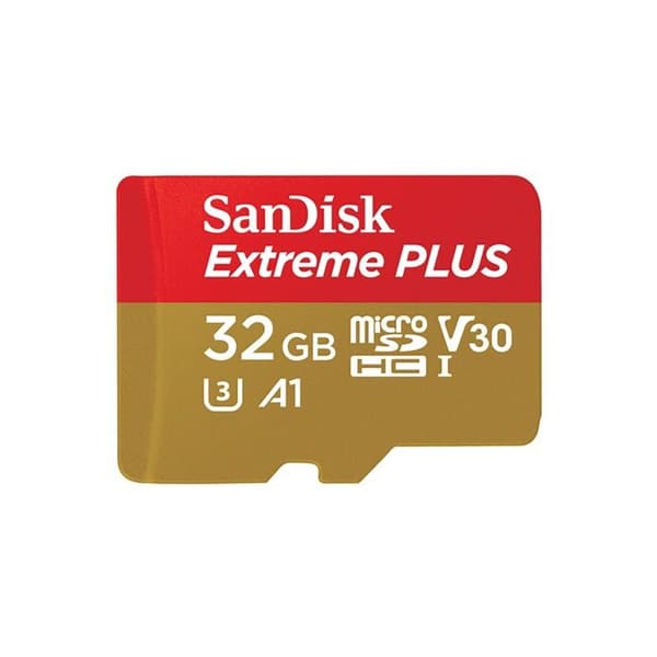 Flashminneskort - SANDISK - 32GB - Extreme PLUS microSDHC - A1 C10 V30 UHS-I U3
