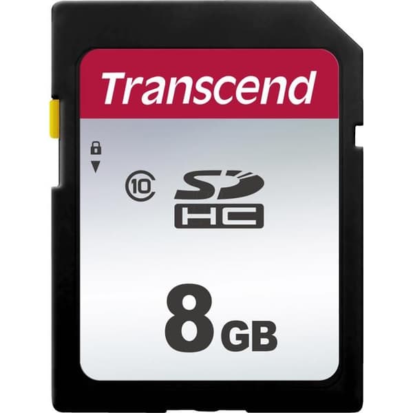 Flash-minneskort - TRANSCEND - 300S - 8 GB - Klass 10 - Upp till 95 MB/s