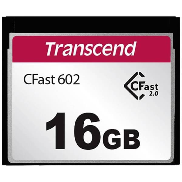 CFast 2.0 minneskort - TRANSCEND - TS8GCFX602 - 16 GB - 530 MB/s - 430 MB/s