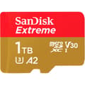 Miniatyrbild 4 av 5: Sandisk Minneskort Micro Sdxc V30 A2 1tb Extreme Svart