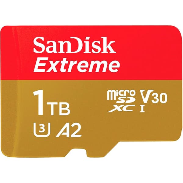Sandisk Minneskort Micro Sdxc V30 A2 1tb Extreme Svart