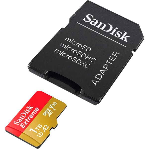 Sandisk Minneskort Micro Sdxc V30 A2 1tb Extreme Svart