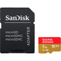 Miniatyrbild 1 av 5: Sandisk Minneskort Micro Sdxc V30 A2 1tb Extreme Svart