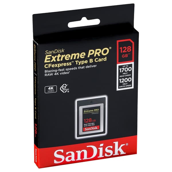 Sandisk Muistikortti Extreme Pro 128gb Musta
