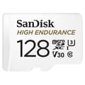 Miniatyrbild 1 av 3: High Endurance flashminneskort - SANDISK - 128 GB - Video Class V30 / UHS-I U3 / Class10