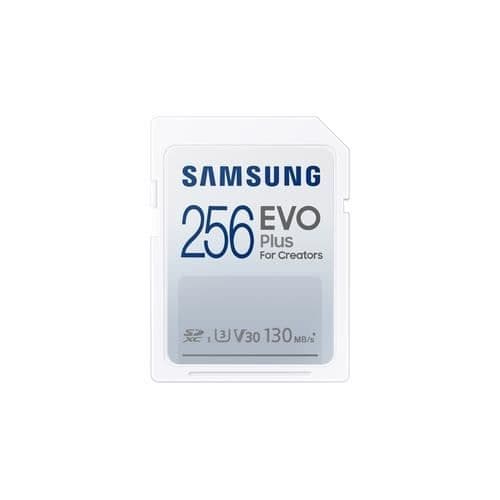 SAMSUNG EVO PLUS FLASHMINNE 256 GB SDXC UHS-I (MB-SC256K-EU)