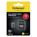 Miniatyrbild 4 av 4: Flashminneskort - INTENSO - 32GB microSDHC - Läshastighet upp till 45 MB/s - 2 års begränsad garanti