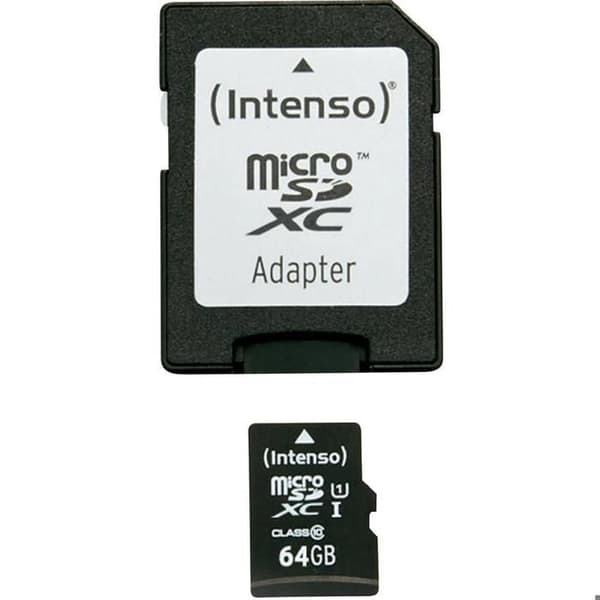 INTENSO 3423490 UHS-minneskort - 64 GB - MicroSDXC - UHS Class 1 / Class10