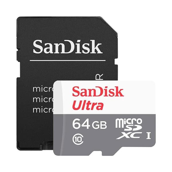 Flashminneskort - SANDISK - 64GB - Klass 10 - 100MB/s