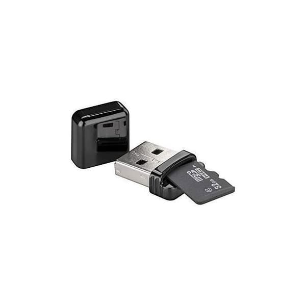 Kortläsare - Goobay - USB 2.0 - Micro SD, SDHC, SDXC - Läst hastighet 480 Mbps - Svart