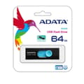 Miniatyrbild 2 av 2: USB-minne Adata UV220 64 GB Svart/Blå