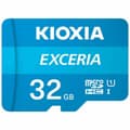 Miniatyrbillede 2 af 2: Mikro-SD-hukommelseskort med adapter Kioxia Exceria 32 GB UHS-I Klasse 10 Blå