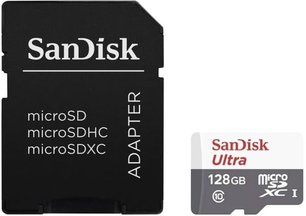 Sandisk Ultra microSDXC 128GB + Adapter