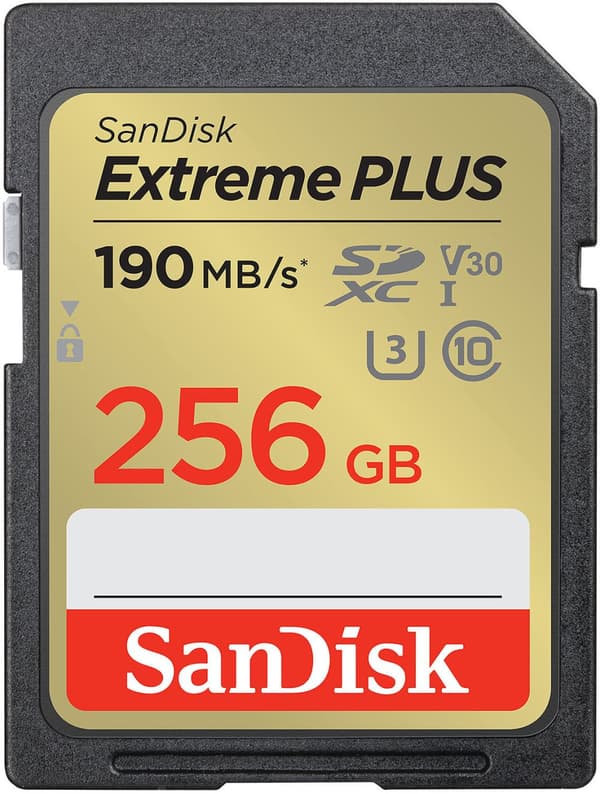 Atmiņas karte SanDisk Extreme PLUS 256GB SDXC