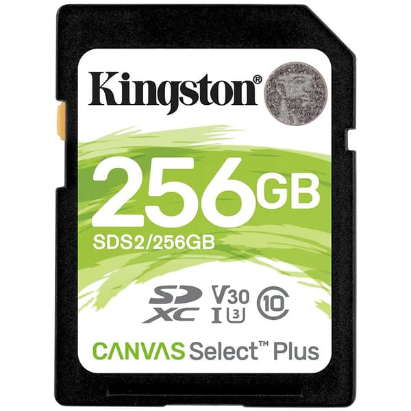 Memory card Kingston Canvas Select Plus SD 256GB