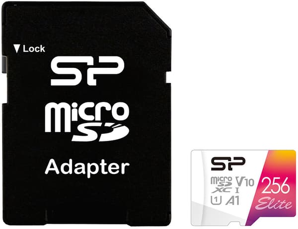 Silicon Power | microSDHC UHS-I Memory Card | Elite | 256 GB | microSDHC/SDXC | Flash memory class 10