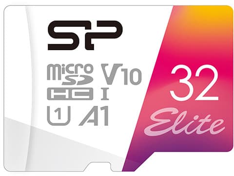 Silicon Power memory card microSDHC 32GB Elite + adapter