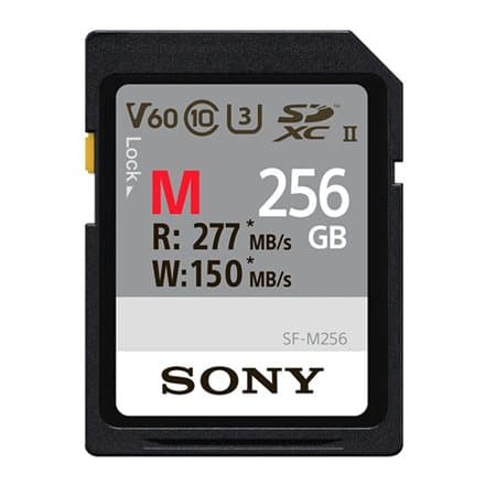 Atminties kortelė Sony SDXC Professional 256GB Class 10 UHS-II | Sony | SF-M Series UHS-II SDXC Memory Card | SFG2M | 256 GB | SDXC | Flash memory cla