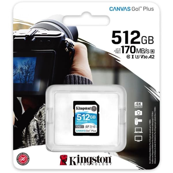 512G SD KINGSTON CANVAS GO+