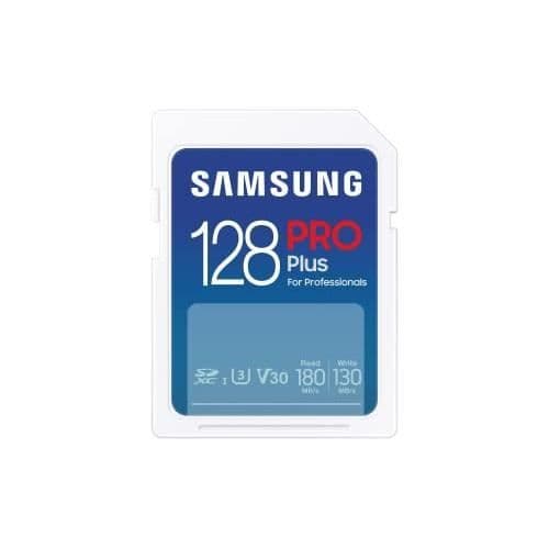 SAMSUNG PRO PLUS SD MINNESKORT (MB-SD128S-EU), 128 GB, UHS-I U3, FU