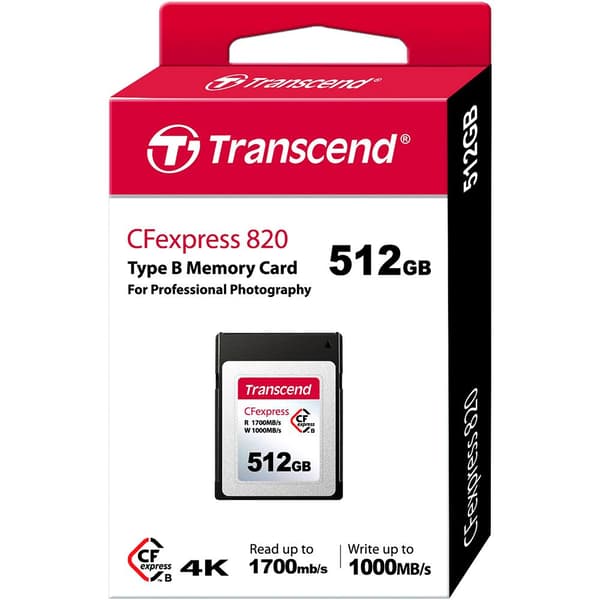 Transcend Hukommelseskort Cfexpress 512gb Tlc Sort