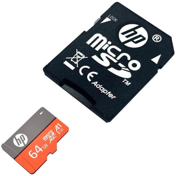 Hp U Microsdxc 128gb Uhs-i 3+ Adapter Minne Kort Orange,Grå