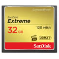 Miniatyrbillede 1 af 3: Sandisk Hukommelseskort Extreme Cf 32gb Udma7 Sdcfxsb-032g-g46 Sort,Gylden