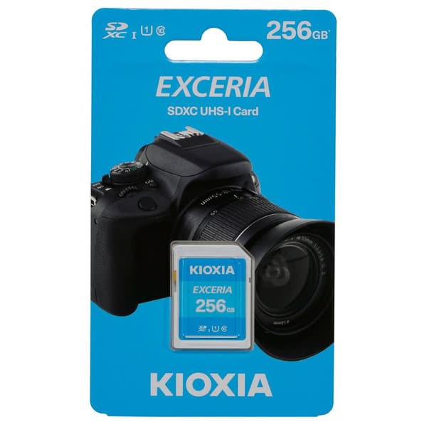 Kioxia Muistikortti Exceria Sdxc 256gb Class 10 Uhs-1 Sininen