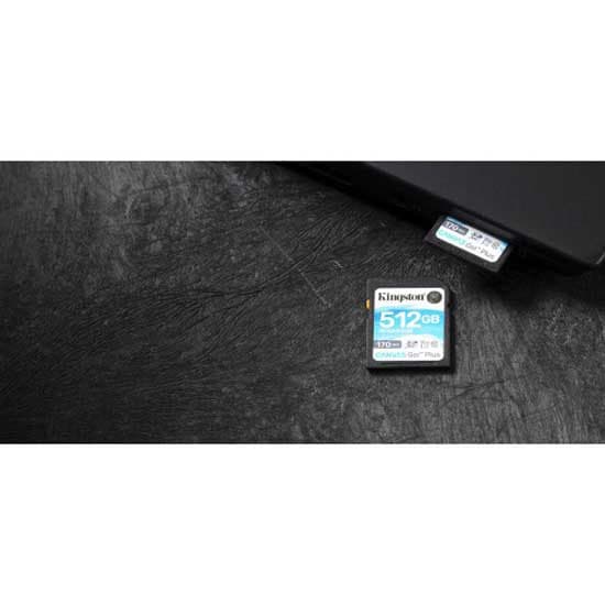 Kingston Muistikortti Go Plus Canvas 170r C10 Sd 512gb Kirkas