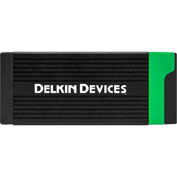 Delkin USB 32 CFexpress Type B , SD UHS-II -muistikortinlukija