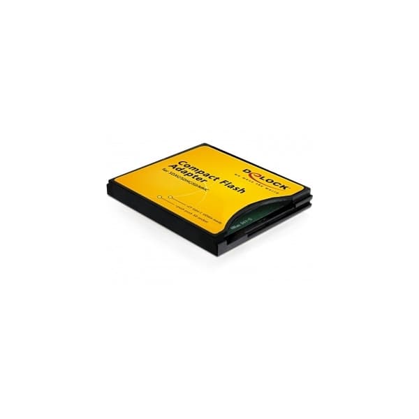 DeLOCK SD Compact Flash adapter Svart